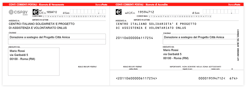 Bollettino TD 674 CH8/BIS